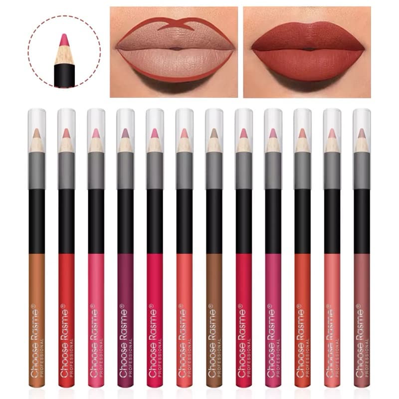 Lápis Labial Mate Resistente À Água, Fácil De Maquiar