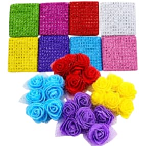 MINI FLOR ARTIFICIAL - PACOTE COM 144 PECAS REF 14711