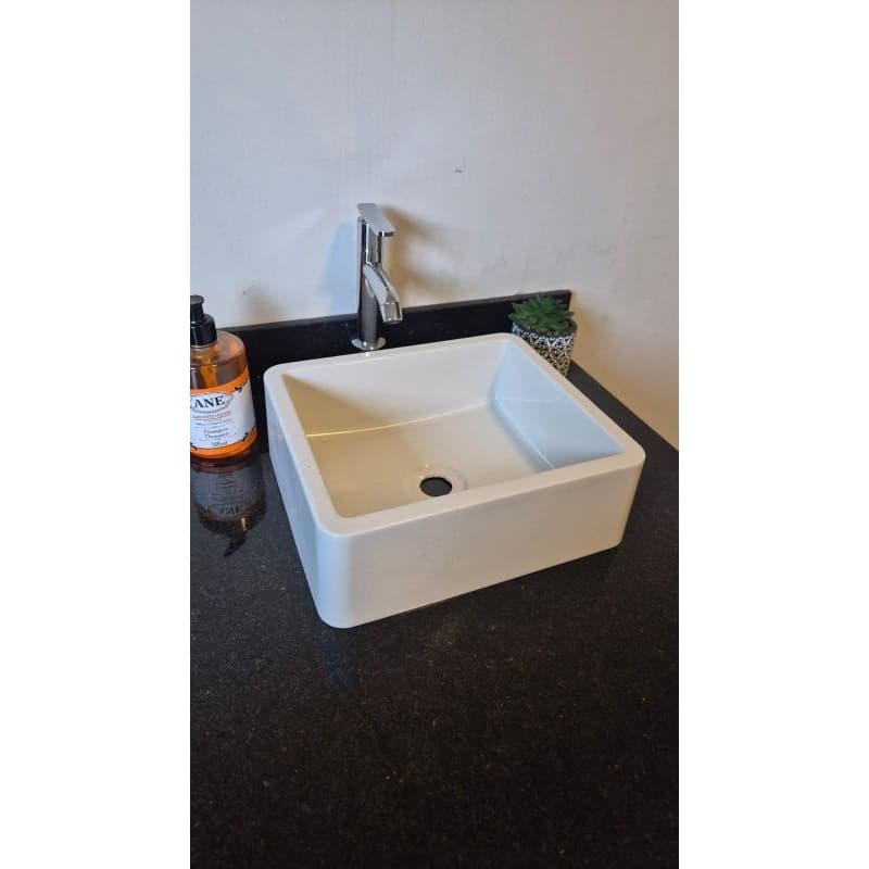 Pia ABS Quadrada para Cozinha, Cuba Plástica, Pia de Bancada, Lavabo, Área Gourmet, Churrasqueira e Tanque