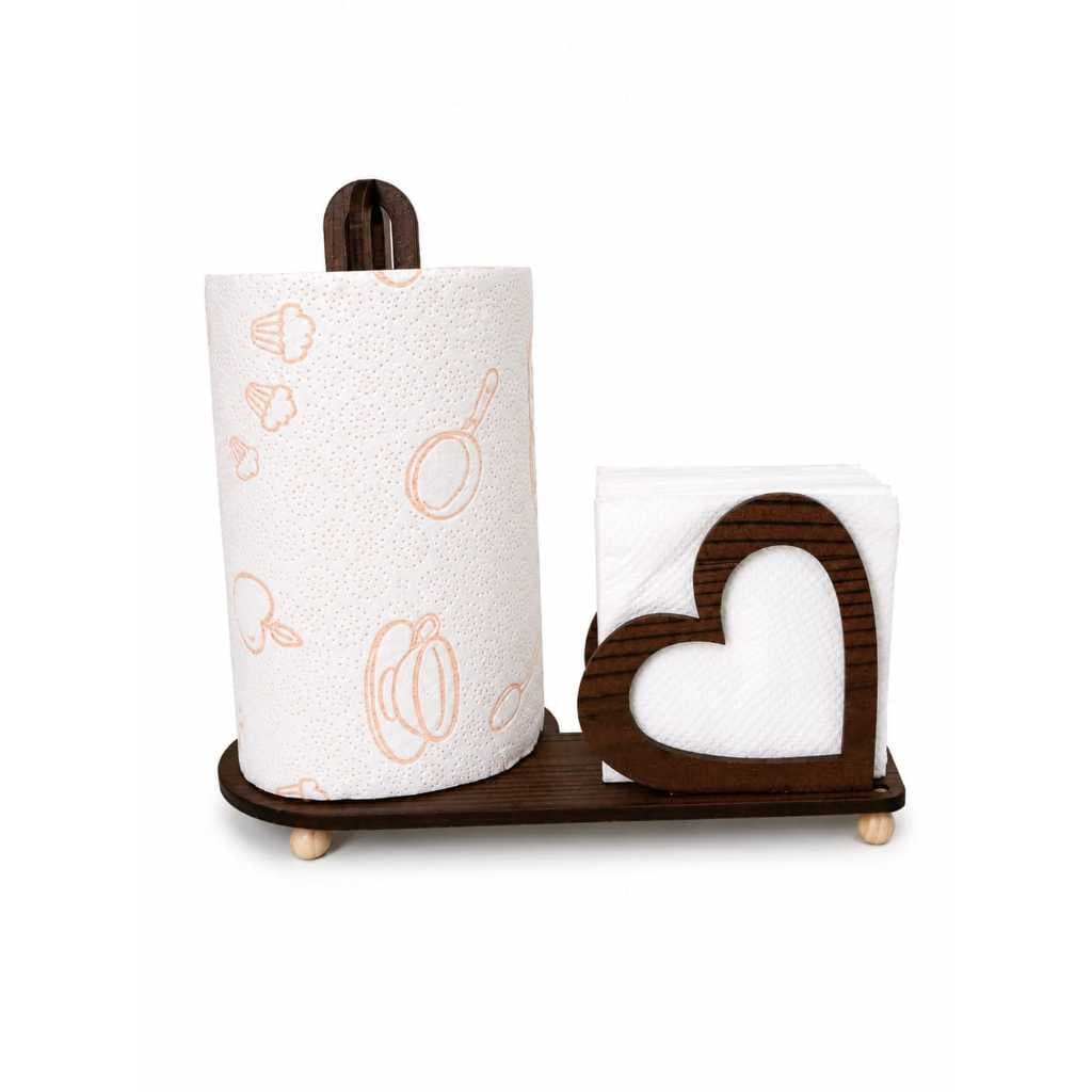 Suporte Papel Toalha De Rolo E Porta Guardanapo Para Cozinha Espaço Gourmet Restaurante Lanchonete