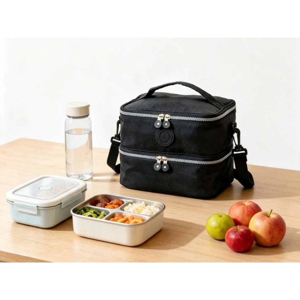 Bolsa Térmica Lancheira com  2 Divisórias Fitness 5032XD