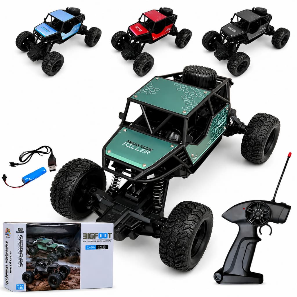 Jeep Carrinho Controle Remoto Brinquedo Super Truck Premium