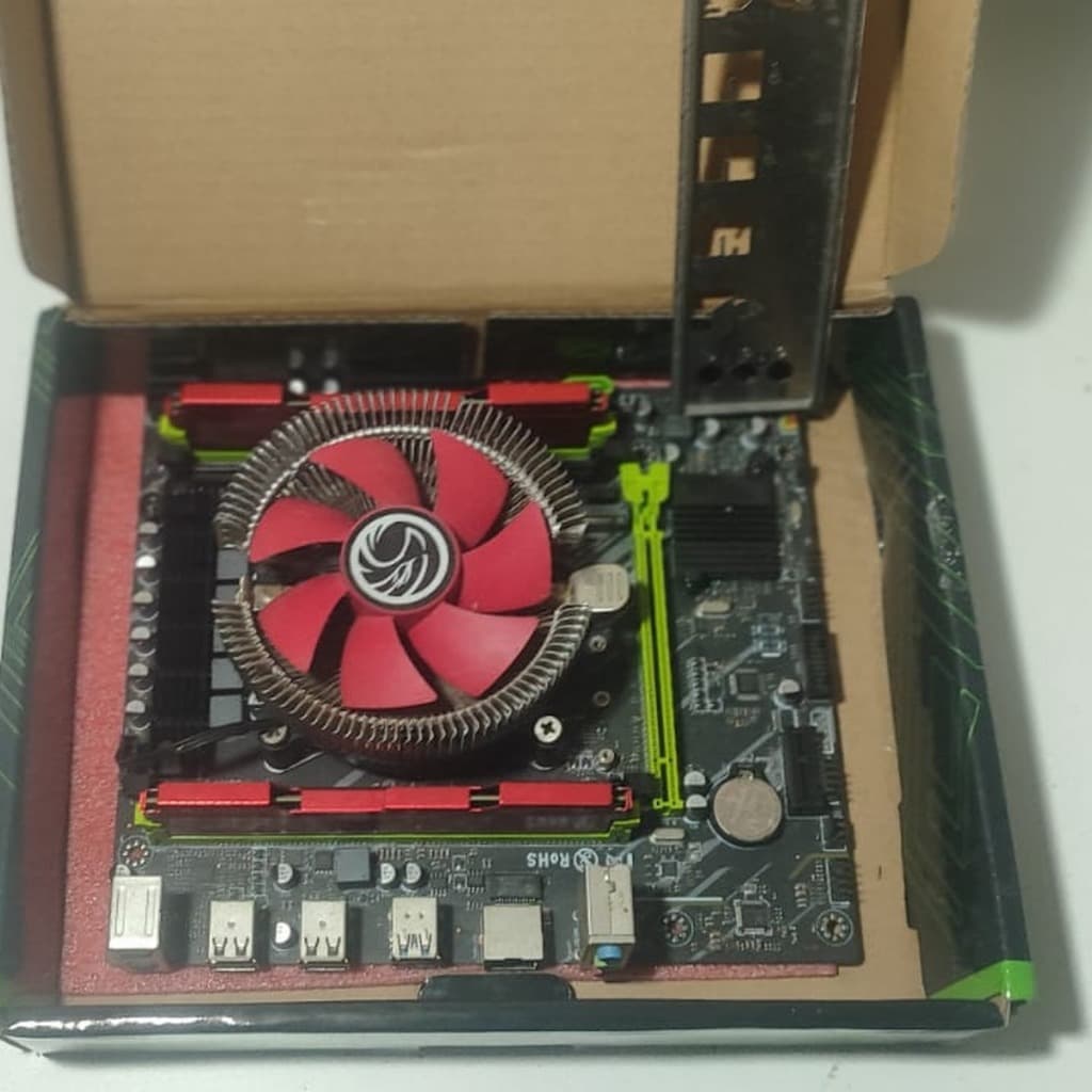 Kit Xeon E5-2670 v3 + 16GB DDR4 ECC REG 2133MHz + Cooler + Placa-Mãe X99 Usada - PLACA-MÃE NÃO FUNCIONA