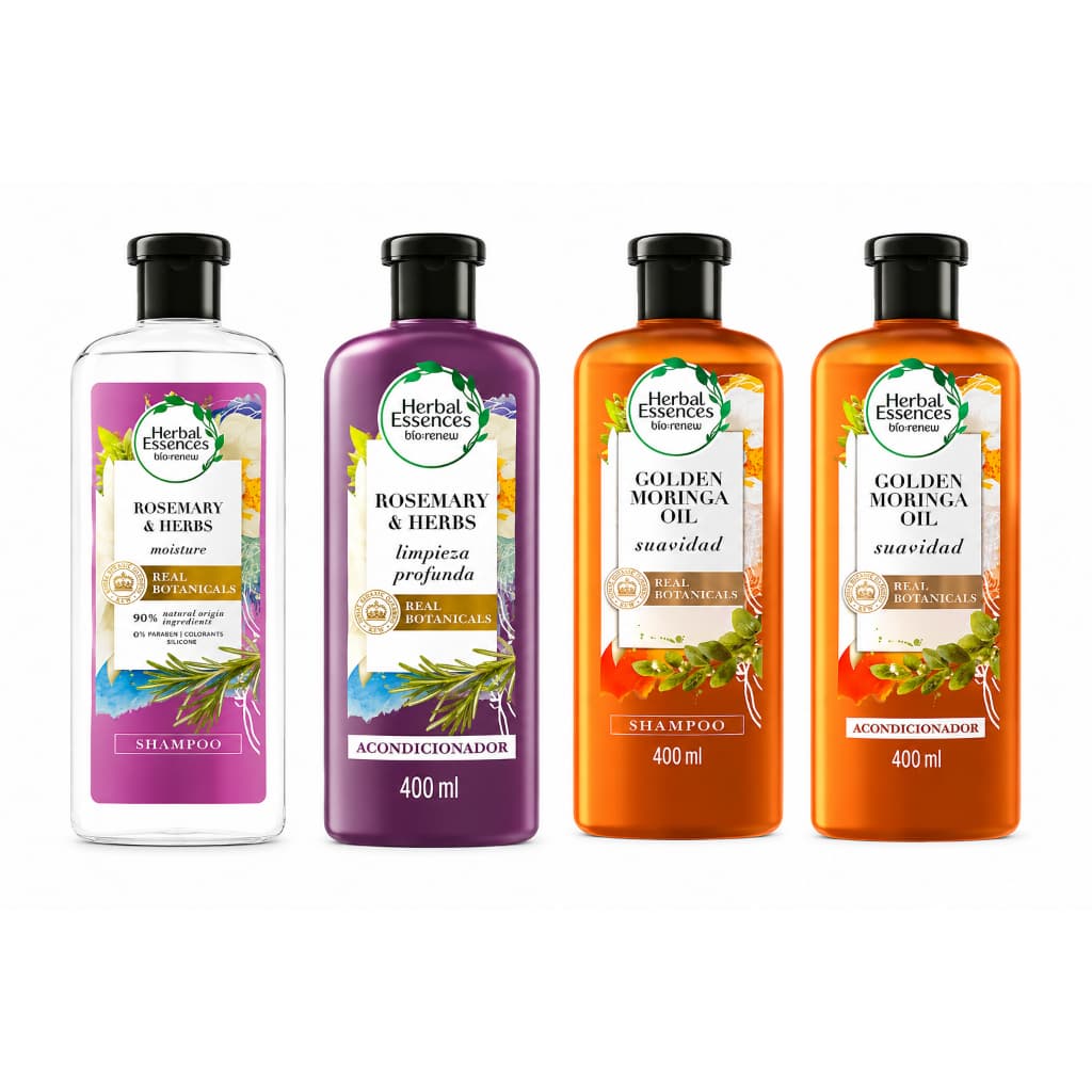 Kit Shampoo Condicionador Herbal Essences Bio RENEW 400ML