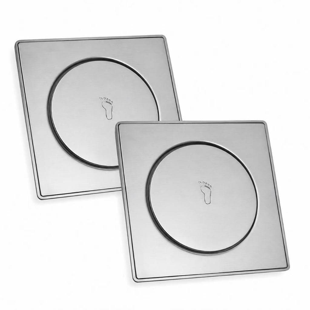Ralo Click Inteligente Inox Banheiro Piso Anti Odor Veda Cheiro 10x10 ou 15x15