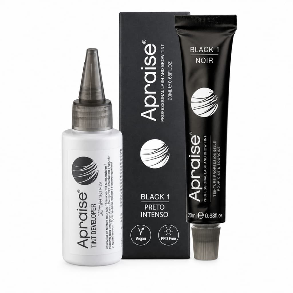 Kit Apraise Tintura Preto 20ml + Oxidante Líquido 50ml Design De Sobrancelhas Profissional