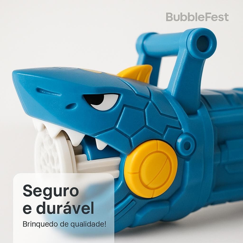 Pistola de Bolhas Infantil Lança Bolhas Brinquedo para Crianças Festa e Diversão