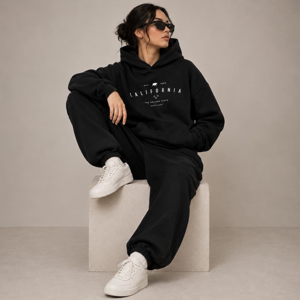 Moletom Canguru Estampado Califórnia Golden State Quentinho  Blusa De Frio Outono Inverno Moda Gringa