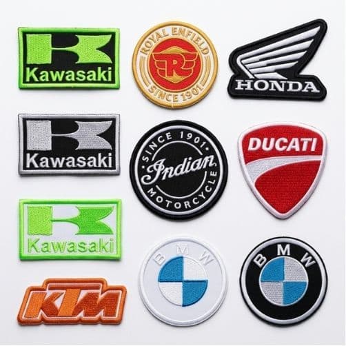 PATCH LOGO DE MOTOS COM TERMOCOLANTE