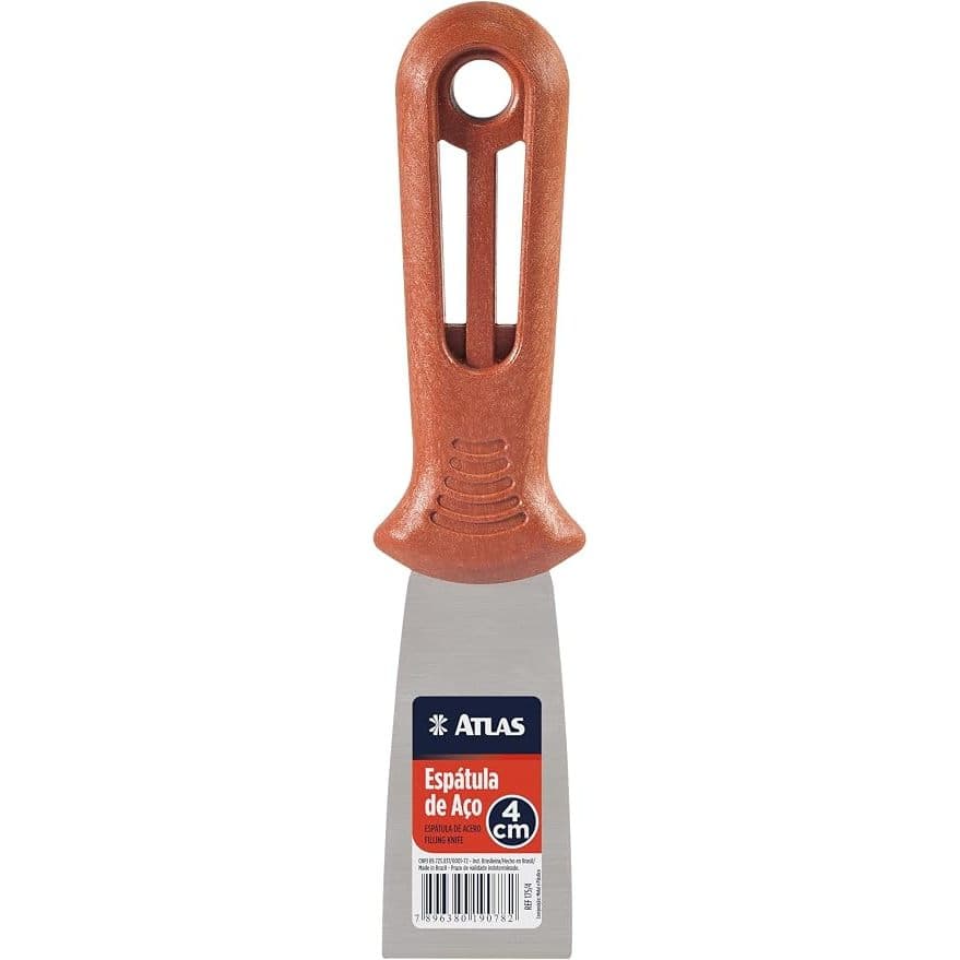 Atlas - Espátula de Aço Carbono de 4cm