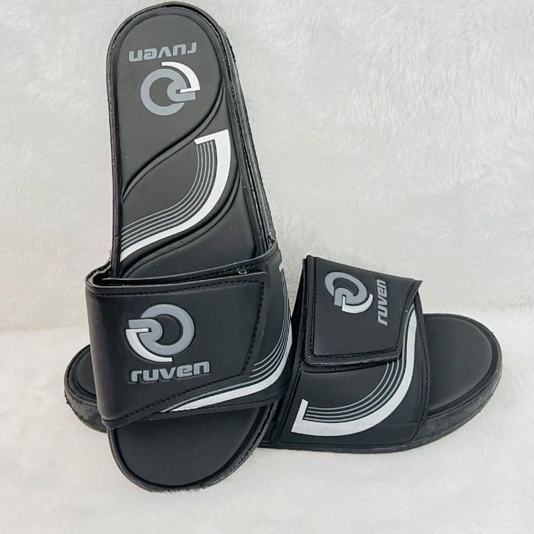 Chinelo Slide Velcro Ruven Original Papete Masculino Feminino Conforte Super Leve E Confortável