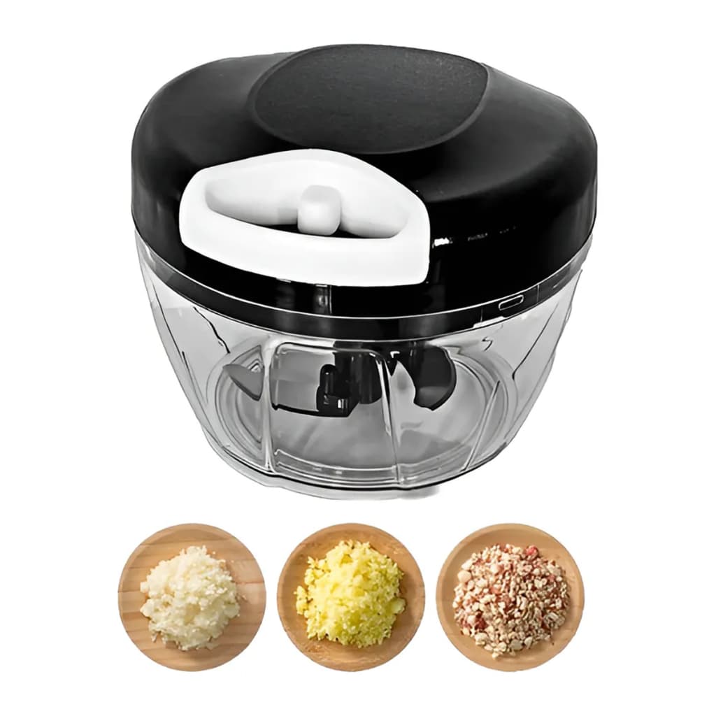 Mini Processador E Triturador De Alimentos Alho Cebola 500ml
