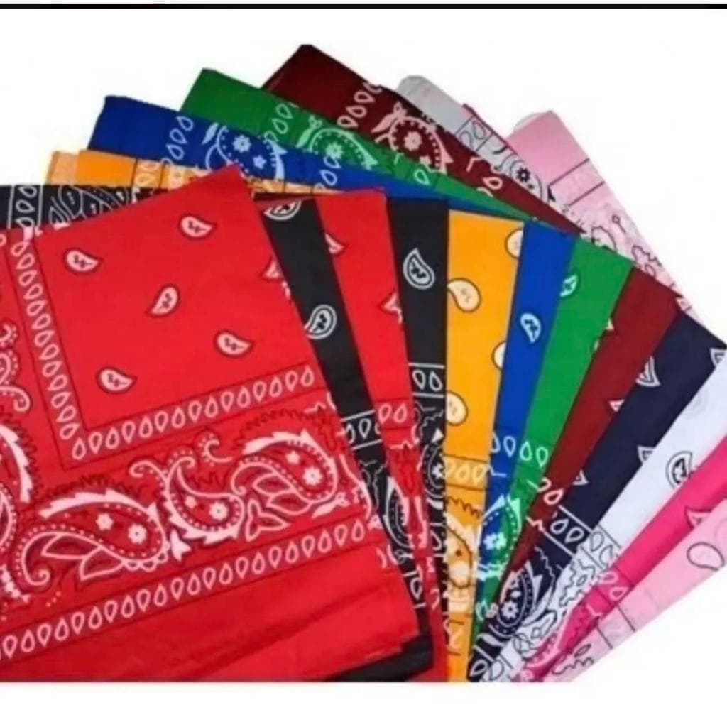 🌈 Kit Bandana Lenços Sortidos – 3 / 6 / 12 Unidades – Cores Lindas e Variadas! 🌈