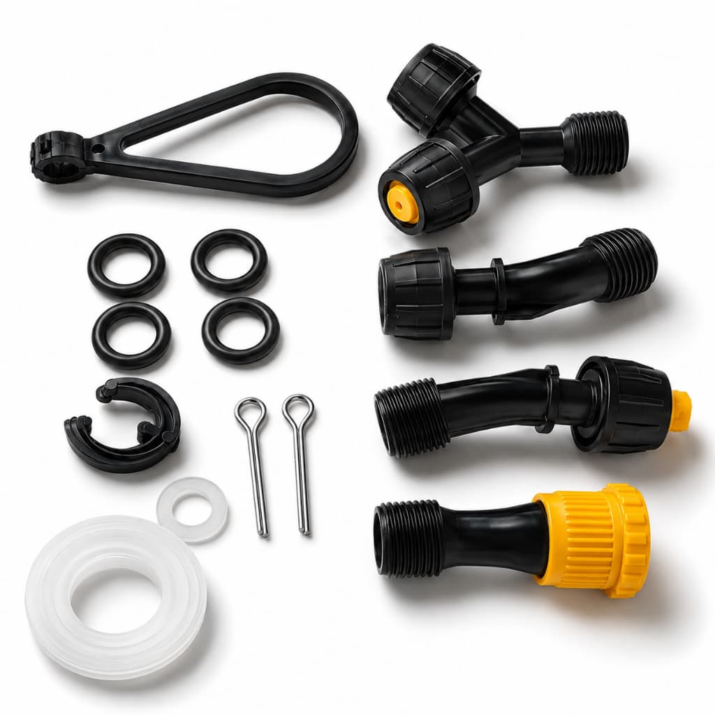 Jogo Reparo Pulverizador Costal Agrícola 20 Litros Anéis Oring Vedação Vonder Nove54 Disma Eccofer