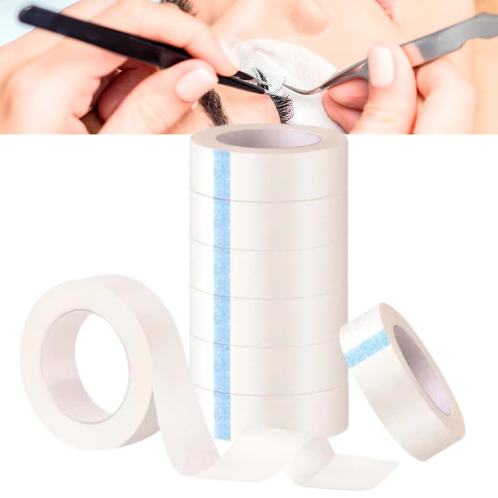 Kit Fitas Micropore 5/10/20 Unidades Antialérgica Alongamento e Extensão Cílios 10m