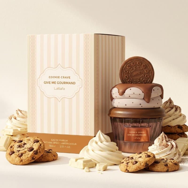 Perfume Feminino Whipped Pleasure Cookie Crave Give Me Gourmand Eau De Parfum 75ml Fragrância Doce Gourmet