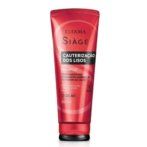 Shampoo Cauterização Dos Lisos Siàge Eudora 250ml