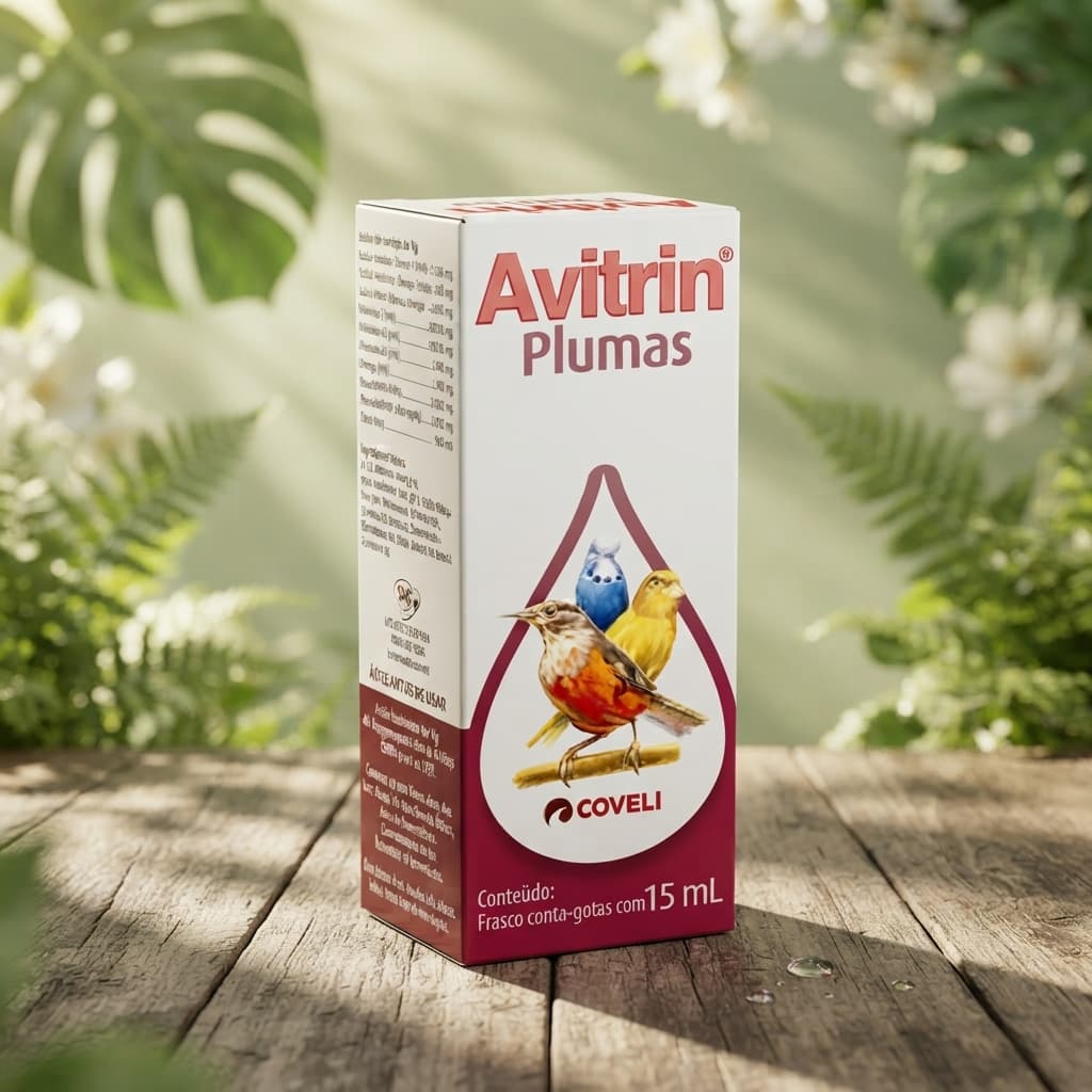 Avitrin Plumas 15ml Coveli Suplemento Vitamínico Para Aves