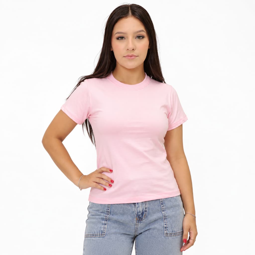 Camiseta básica menina 100% algodão infantil juvenil do 10 ao 16 zero transparência
