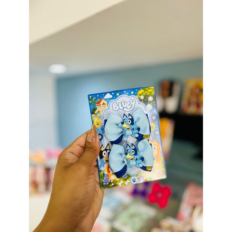 Laço Infantil Bluey Cachorrinho – Par de Laços