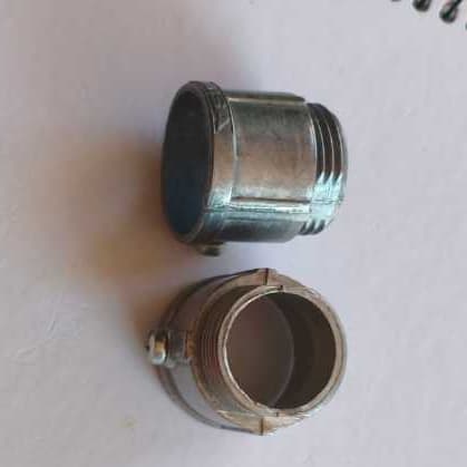 Kit com 9 Conector Eletroduto Unidut Cônico Rosqueado Alumínio com  1" UCN100 (C-PB) Daisa