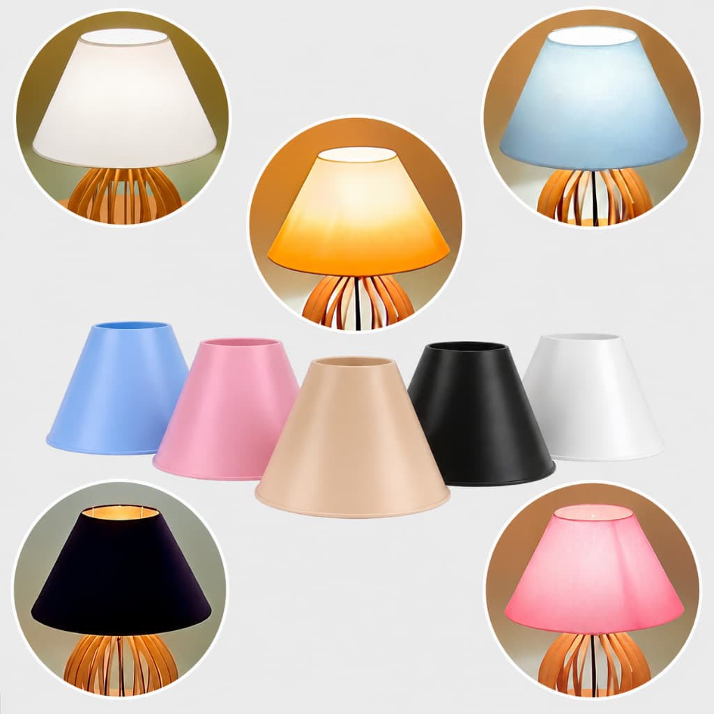 Cúpula Plástica para Luminária Abajur Grande Decorativa