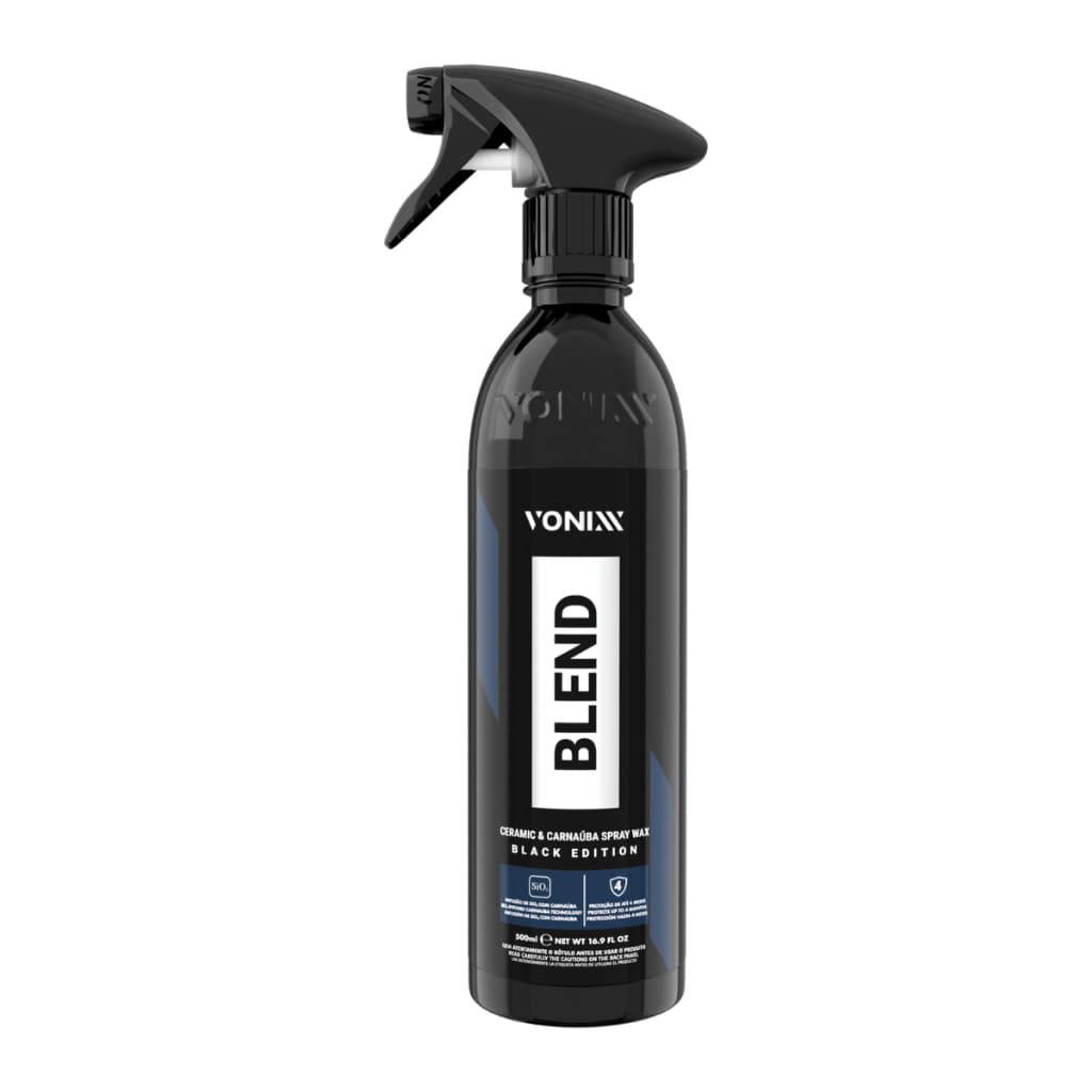 Blend Black Spray Vonixx Cera Liquida Automotiva Carnauba e Sio2 500ml  -Carros Escuros