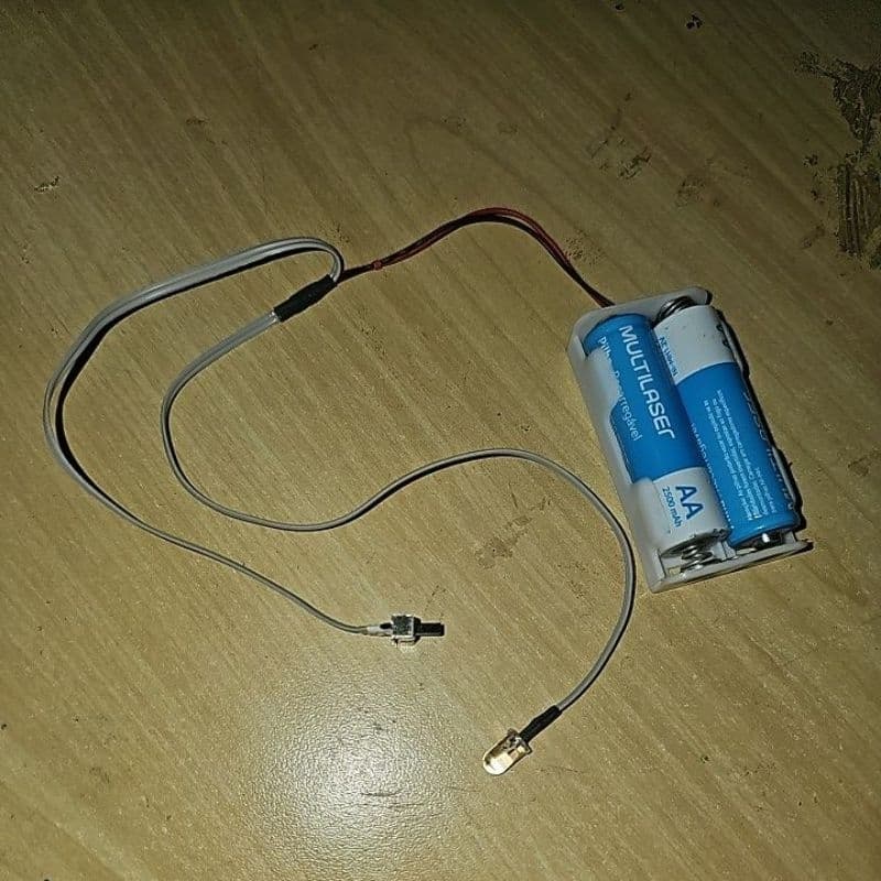 Mini luz de  led para book nook, maquetes ou artesanatos em geral