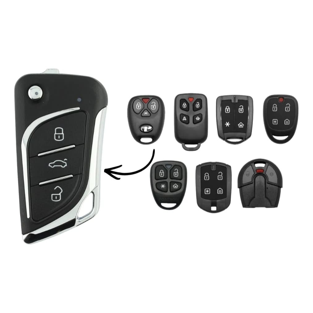 Chave Canivete Cromada Positron Gm Ford Vw