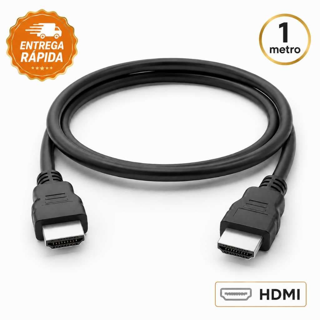 Cabo HDMI 4K Full HD Alta Definição Aúdio e Vídeo Para TV Monitor Projetor Video Game e Consoles
