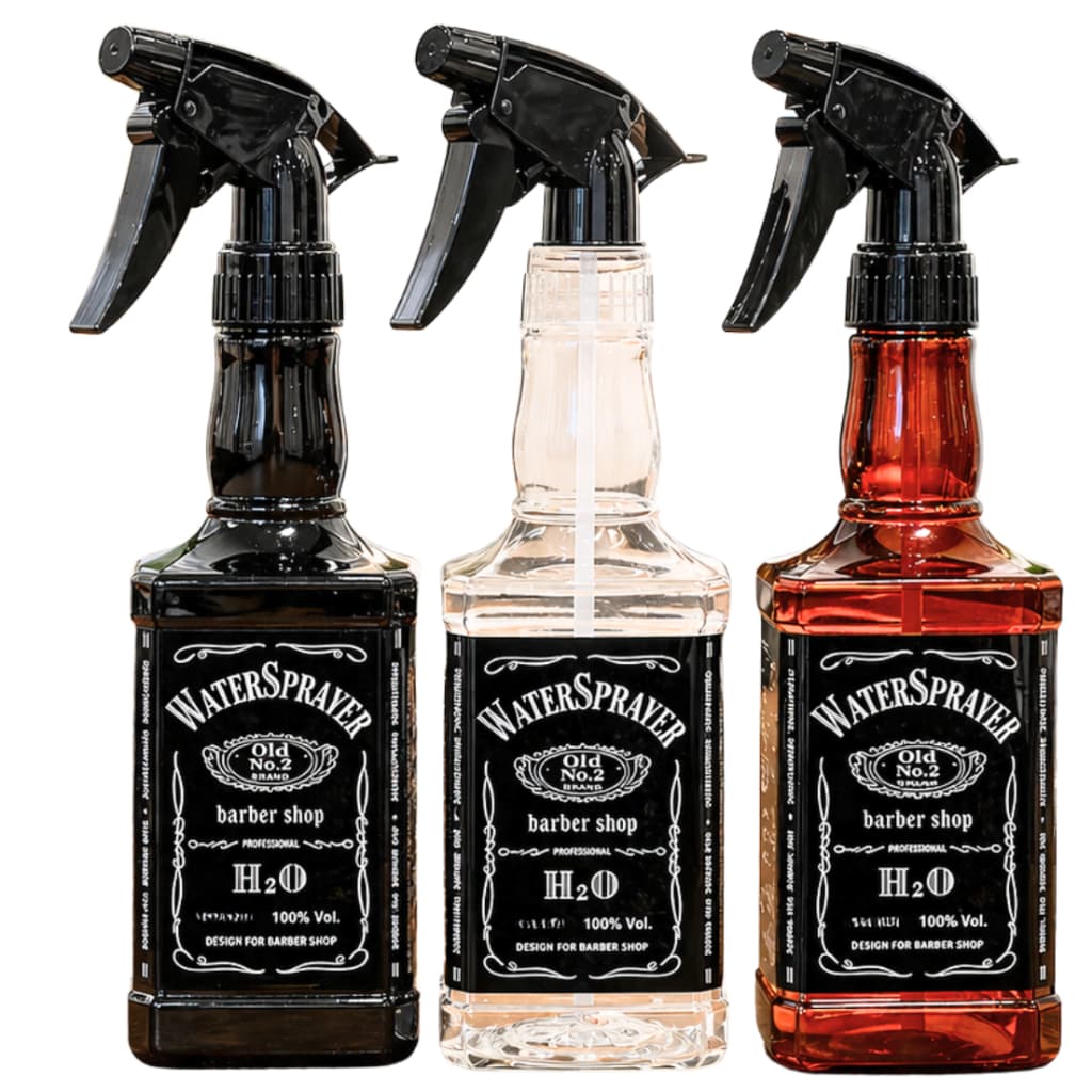 Borrifador Profissional 470ml Spray Jato Fino Barber Shop Cabelo Água Pulverizador