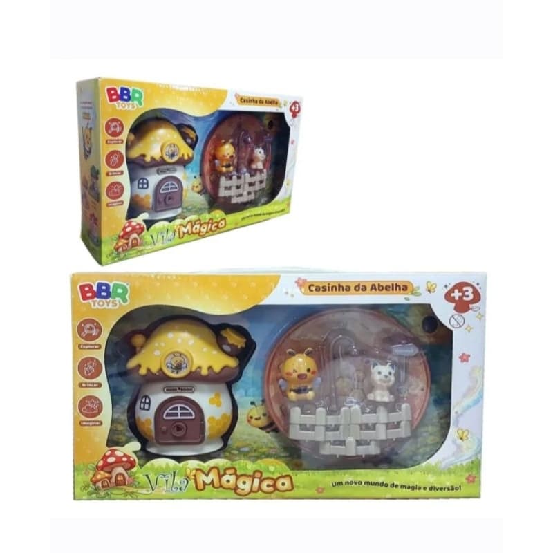 Vila Mágica Casinha da Abelha BBR Toys Brinquedo Faz de conta