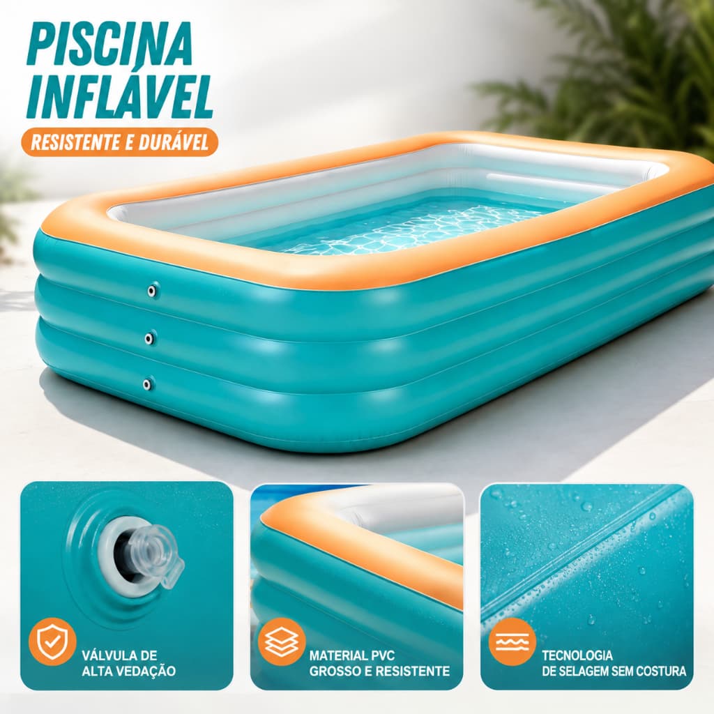 Piscina inflável da grande capacidade, piscina inflável portátil dobrável, grande associação do partido