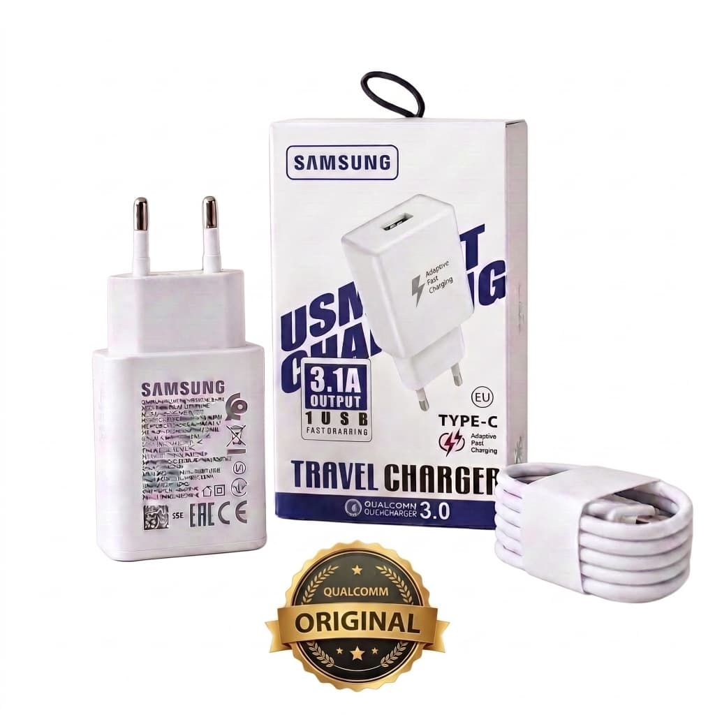 Carregador Celular Turbo Linha Samsung 25W USB-C Tipo-C