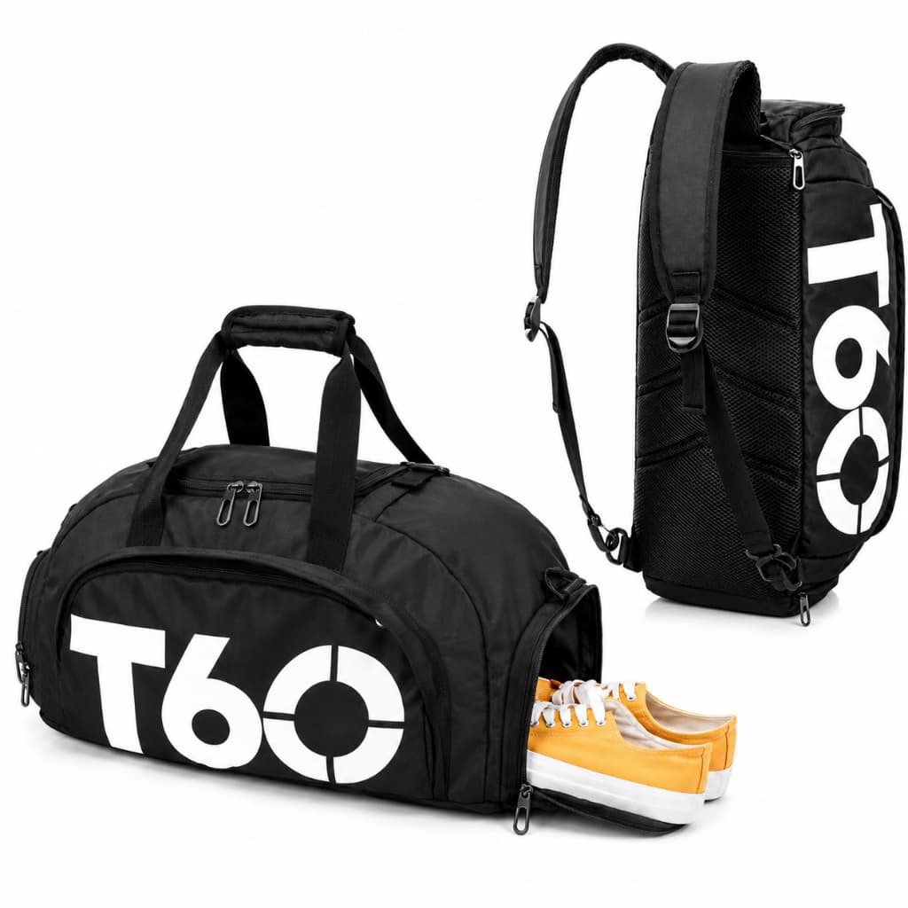 Bolsa Mala Mochila Academia com alça Transversal Bagagem Viagem Esportiva Multifuncional