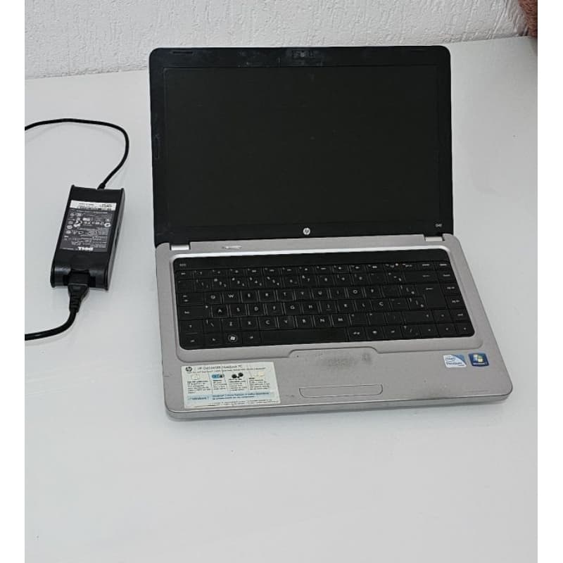 ?Notebook HP G42-245BR (Para Conserto ou Peças) - Liga, mas sem vídeo
