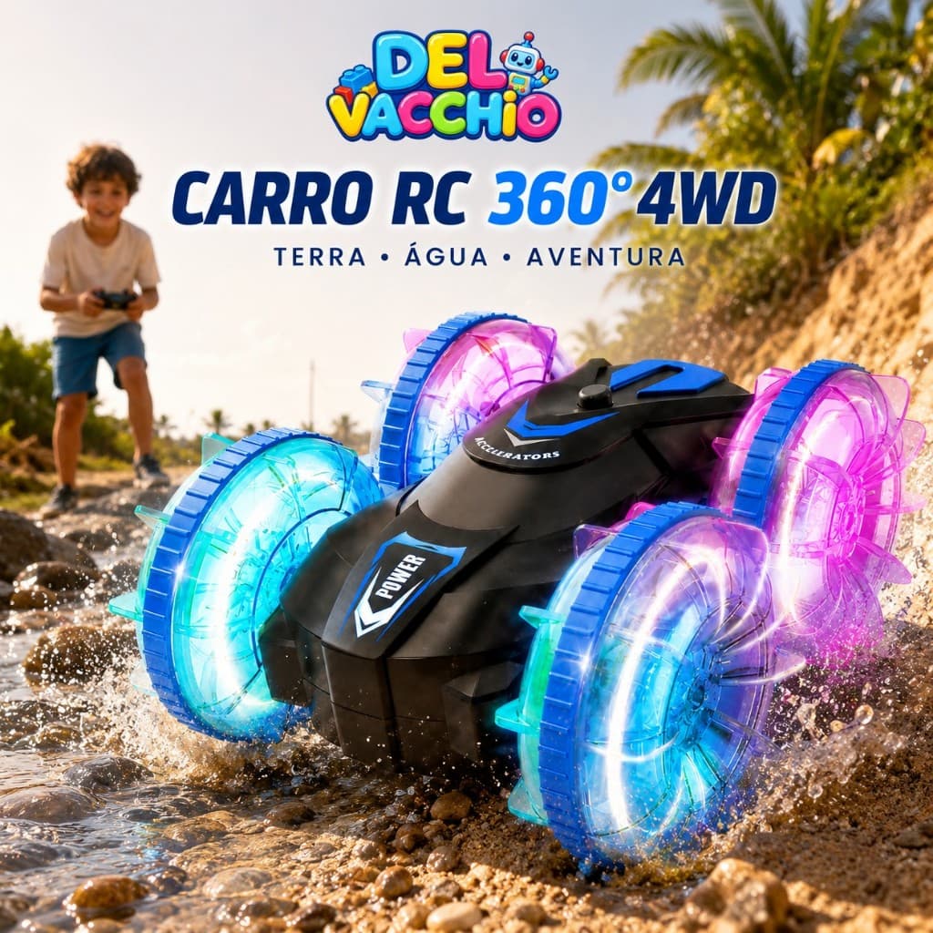 Veículo Controle Remoto Presente Brinquedo Infantil,Carrinho Controle Remoto Stunt Acrobatico Rancing Drift