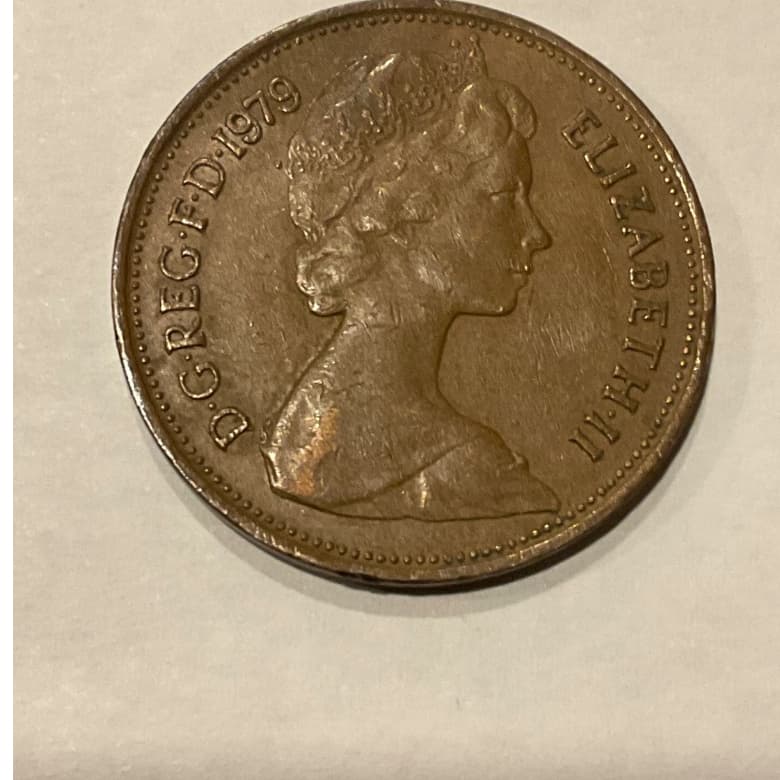 moeda Britanica 2 New Pence 1979 rara original usada conservada top