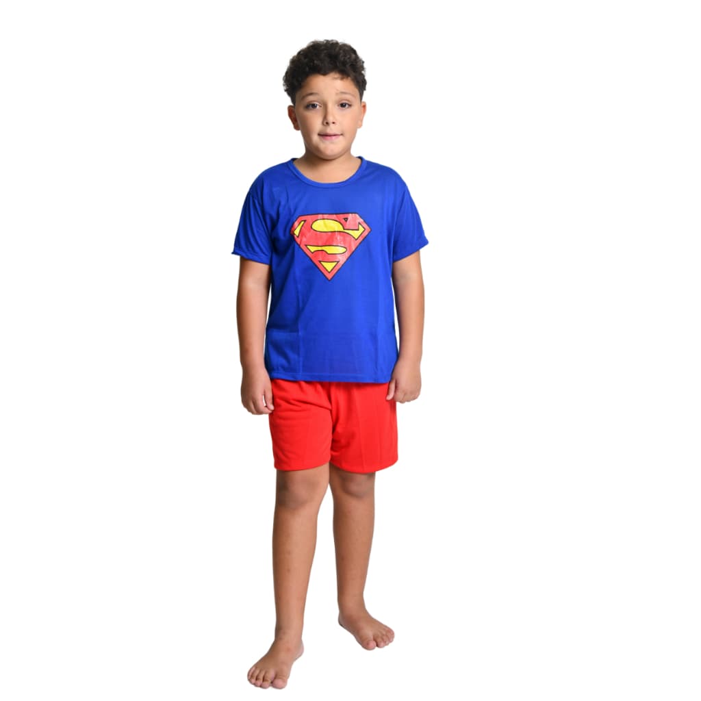 Pijama Menino Infantil Curto Verão Presente Dia das Crianças  Confortável e Fresquinho