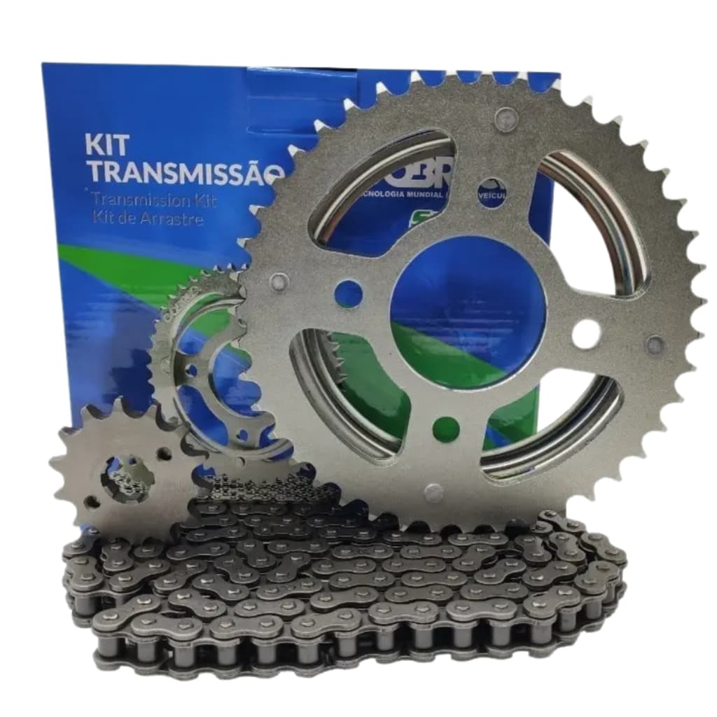 Kit Relaçao Transmissao Cg Fan 125 Titan 125 2009 Ate 2015 Cobreq
