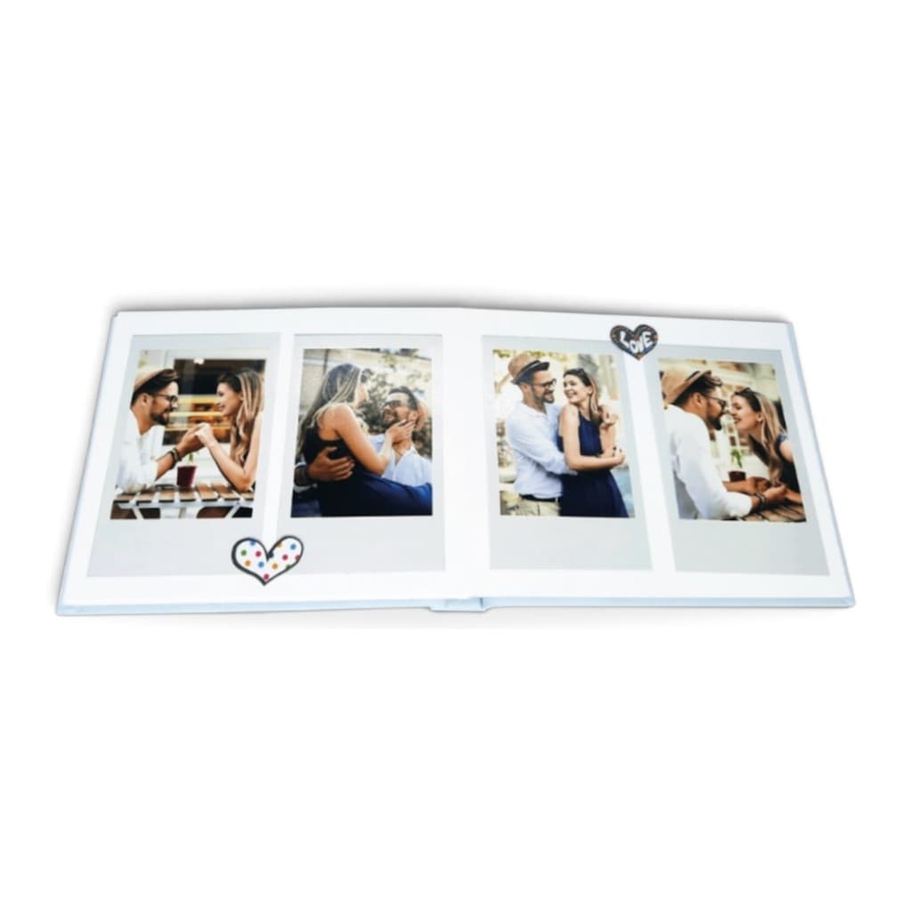 Álbum Autocolante p/ Fotos Instax Mini - Capacidade 24 Fotos