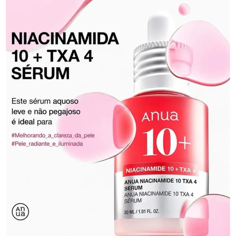 ANUA Niacinamide 10 TXA 4% serum 30ml 100% Original com NF