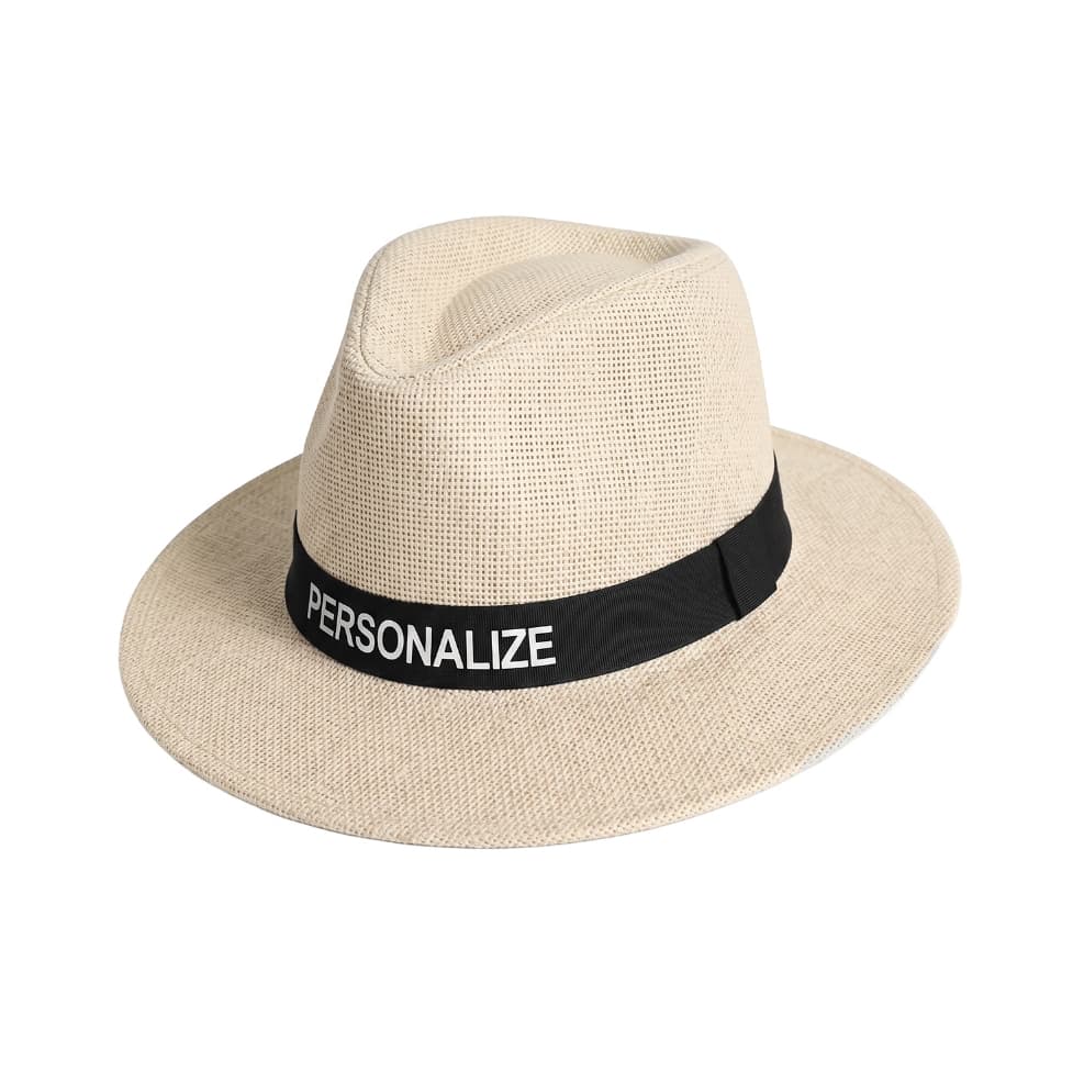 01 a 05 Chapéus Personalizado Praia Logo Marca Verão Empresa Brinde Festa Personalização Kit Panamá