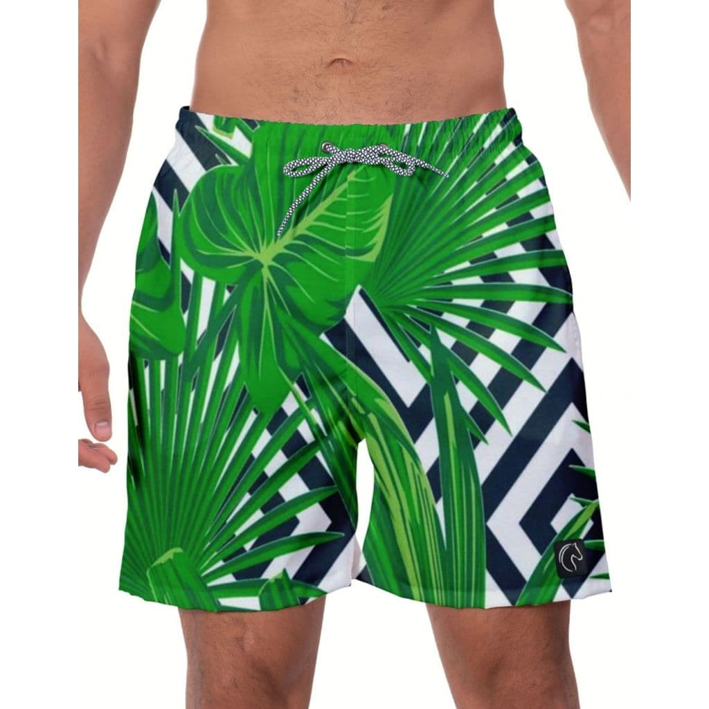 Short Masculino Floral Moderno Estampado Casual Moda Praia Verão Runner Esportivo
