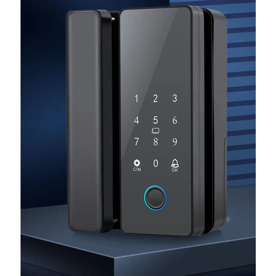 Fechadura Digital com Impressão Digital Próprio para portas de vidro -M4