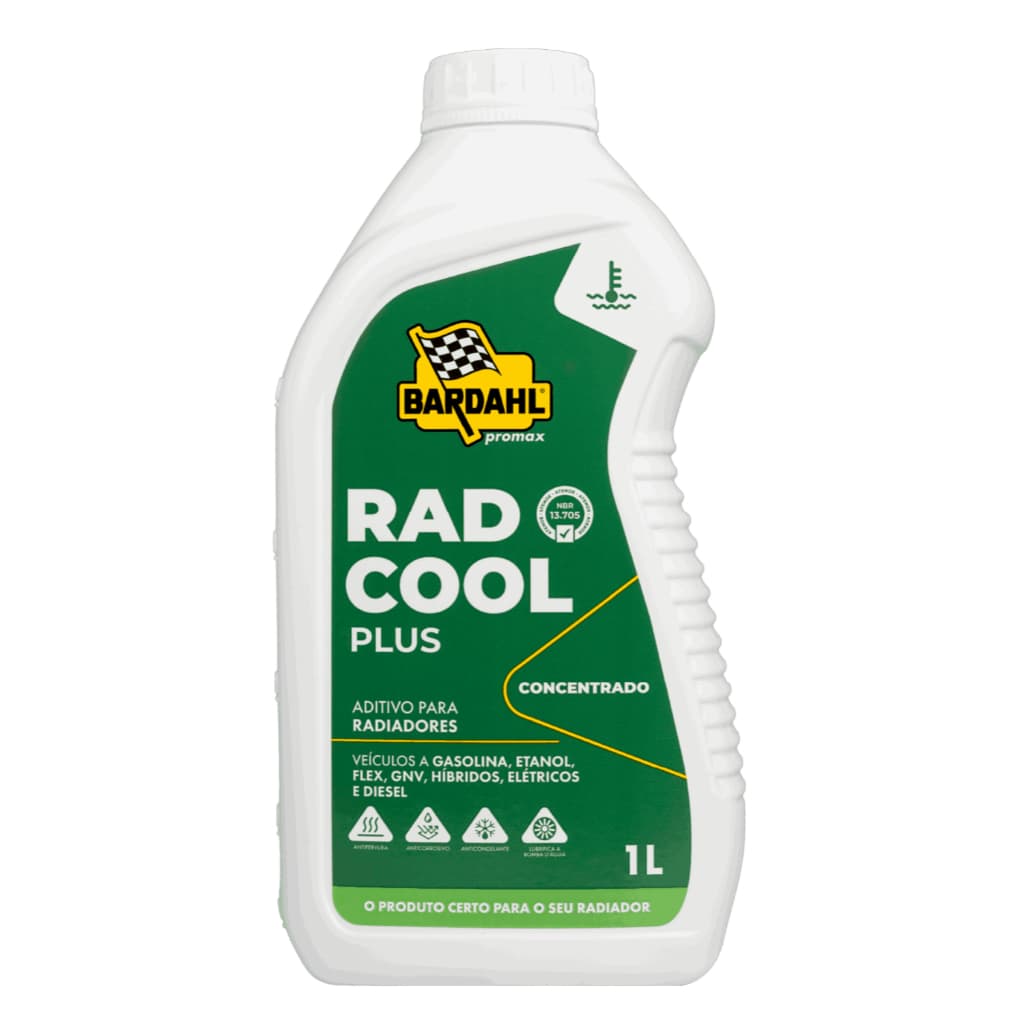 Aditivo Radiador Bardahl Rad Cool Plus Concentrado Verde 1L
