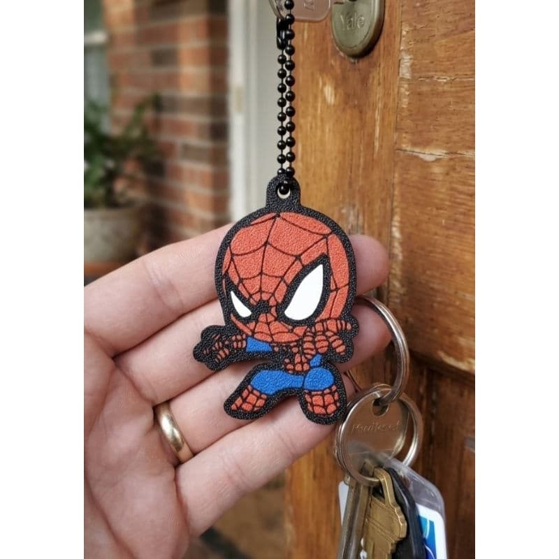 Chaveiro Homem-Aranha – Ideal para Mochila, Chave e Presente Geek