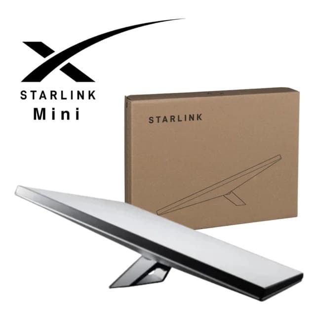 Starlink Mini Antena Portátil Internet Satélite - Alta Velocidade, Fácil Instalação, Compacta Carro Áreas Rurais