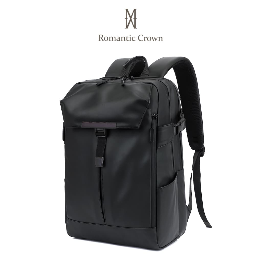 ROMANTIC CROWN Mochila Viagem Impermeável Reforçada, Mochila Executiva Multifunções Notebook Unissex