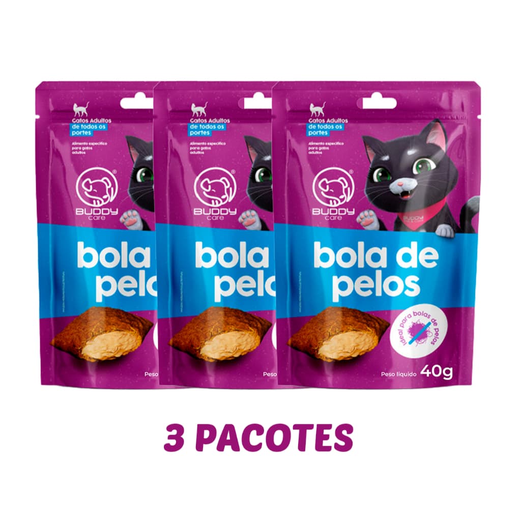 Petisco Gatos Anti Bola De Pelos Buddy Toys